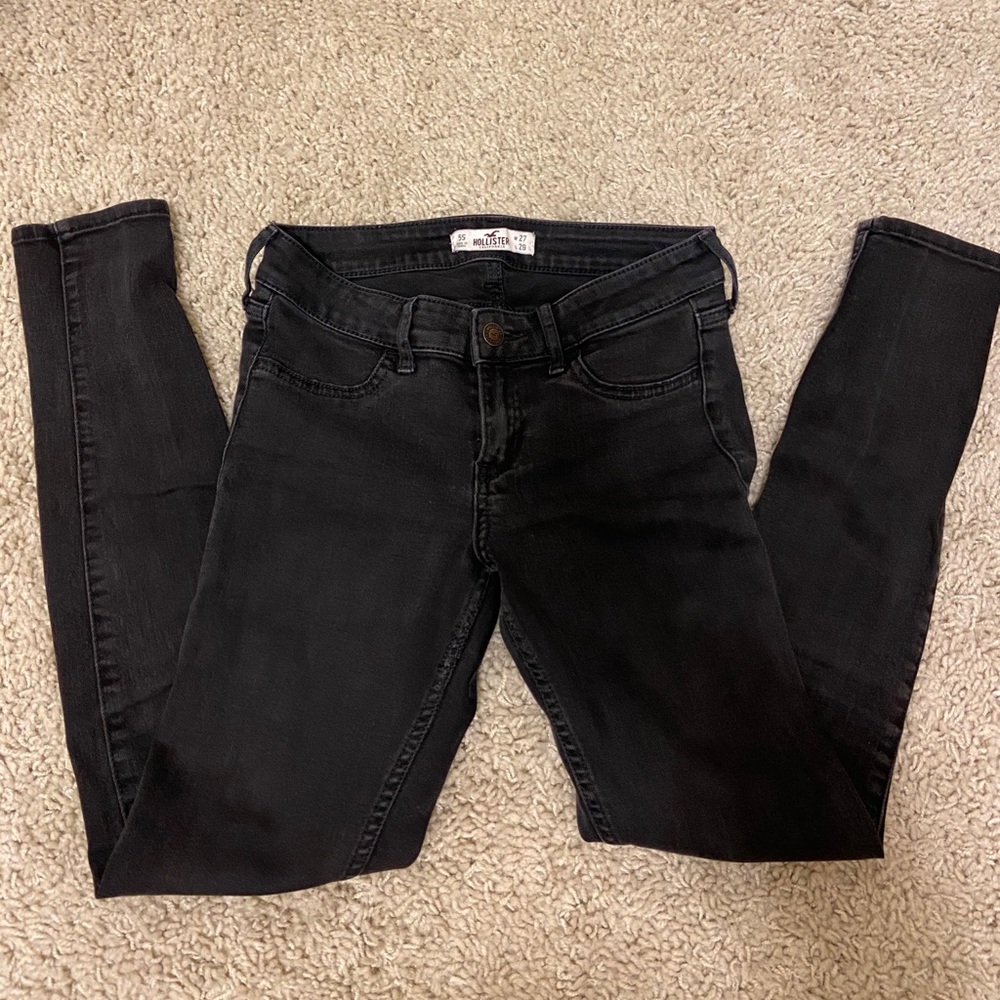 Black Hollister Skinny Jeans